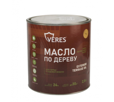 Масло для дерева Veres Exterior Terrase Oil сосна (2,5л)